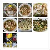 自社製中華麺の鶏中華＋ニラ卵 ...