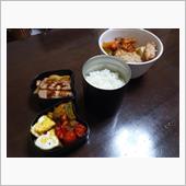 次男の朝飯と長男の弁当作った〜