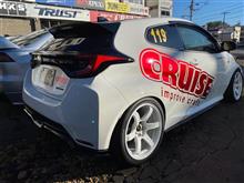 ＧＲヤリス２号車 ＧＴウィング取付けします！