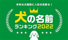 犬の名前ランキング2022          #犬 #名前ランキング #アニコム