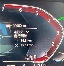 30,000km 2年と19日