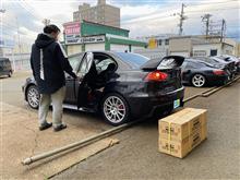 エボⅩ ＤＩＹで車高調取付けです！