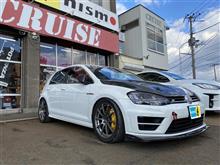 ゴルフ７Ｒ 車高調取付けで御入庫！