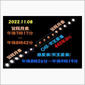 昨夜は、皆既月食と442年ぶ ...