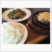 いつものハンバーグ。