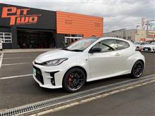 ＧＲヤリス オーダー中古車 納車前のアライメント！