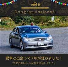 愛車と出会って7年！