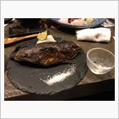 たまには居酒屋で焼き魚など
