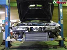 チューニングカーの大掃除 インタークーラーやオイルクーラーの中も洗浄! チューニングカーの大掃除 インタークーラーやオイルクーラーの中も洗浄!