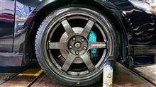 ブロンズのRE30にポテンザS007Aを組みあわせた夏仕様から、”TE37 SAGA S-plus&#215;ブリザックVRX3”へ交換し冬仕様へ!! スポーツセダンの魅力をさらに輝かせるボルクレーシングです！