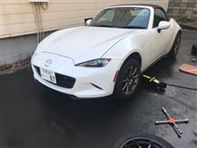 ロードスターをスタッドレスに替えました。