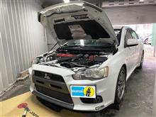 エボⅩ 全塗装＋エアロ取付けの下準備開始！