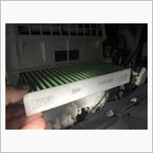 エアフィルターを交換してたよ
