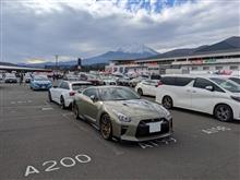 NISSAN GT-Rと富士山