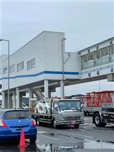朝一 大洗港で車両引き取り！