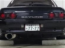 R32 スカイライン号 久々の修理w R32 スカイライン号 久々の修理w