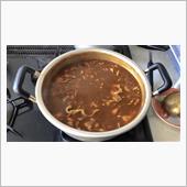 自家製カレーとニンニクコショ ...