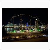 神戸の夜景はクリスマスモード ...