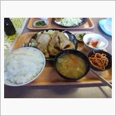 今日の昼飯はしょうが焼き