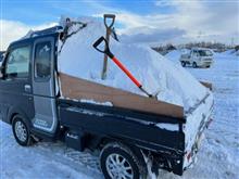 排雪日記３回目　延べ４往復