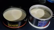 ワックス2缶湯煎して残量確認