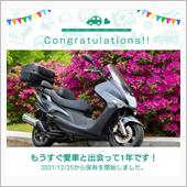 愛車と出会って1年！