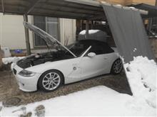 Z4オイル漏れ清掃