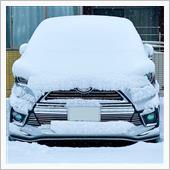今朝の雪　シエンタ