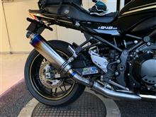Z900RSカフェさん　サイレンサー交換