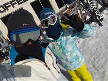今年最後の日に今シーズン最初のスキーに行ってキター♪