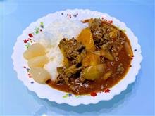 今晩のおうちご飯　～無水・手作りハヤシライス～
