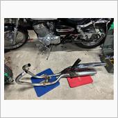 マフラー磨きに着手