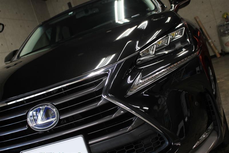 レンズの黄ばみ改善!3眼ヘッドライトをプロテクト!LEXUS・NX300h編