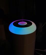 パソコン脇に加湿器導入
