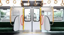 電車内の扉横にある手すりについて
