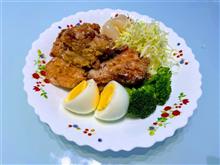 今晩のおうちご飯　～鶏もも肉の竜田揚げ～