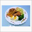 今晩のおうちご飯　～鶏もも肉の竜田揚げ～