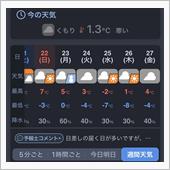 来週は寒波が…