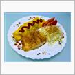 今晩のおうちご飯　～白身魚のムニエルとタコスミート入りオムレツ～　娘と久々のランチも