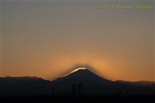 富士山 夕景 2023.01.10 -二重富士-