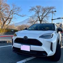 寒波前の 少し控えめな冠雪姿の富士山🗻