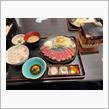 レアな牛かつを食す(*&#39;▽&#39;)