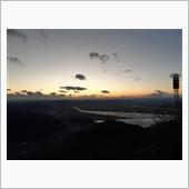 金甲山山頂からの夕焼け