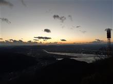 金甲山山頂からの夕焼け