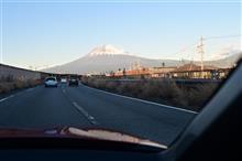 富岳を眺めて一路東進
