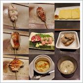 旨い焼き鳥で初の乾杯！