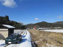 雪景色をオープンカーで堪能♪