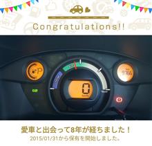 愛車と出会って8年！