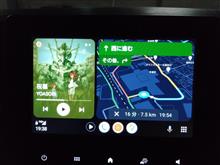 Android Autoの画面♪
