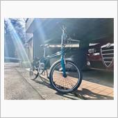 今日は自転車。